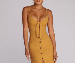 Button Down Beauty Maxi Dress Sai Feel