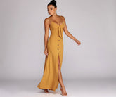 Button Down Beauty Maxi Dress Sai Feel