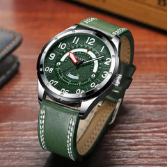 Green Strap and Dial Watch (Dial 4.4cm)