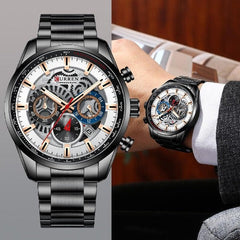 Full Steel Chronograph Watch (Dial 4.5cm)