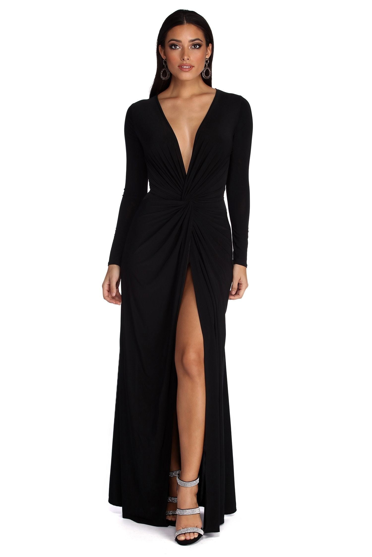 Cameron Formal Twist Knot Dress Sai Feel