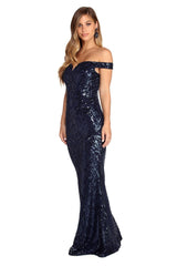 Cara Formal Sweetheart Sequin Dress Sai Feel