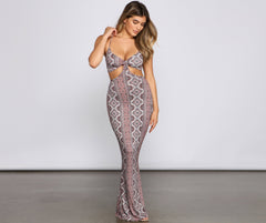 Carefree Bohemian Chic Cutout Maxi Dress Sai Feel
