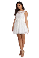 Cassandra Sequin Lace Party Dress Sai Feel