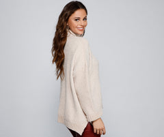 Casual And Cozy Chenille Sweater Sai Feel