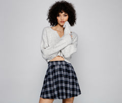 Casual Cutie Henley Crop Top Sai Feel