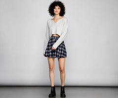 Casual Cutie Henley Crop Top Sai Feel