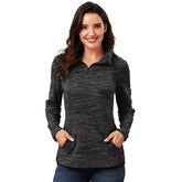 Casual Lightweight Quarter-Zip Pullover Sai Feel