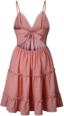 Casual Mini Lace Skater Dress for Women Sai Feel