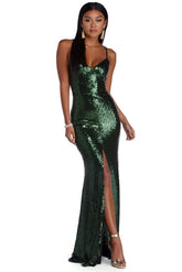 Celeste Sparkling Siren Evening Dress Sai Feel