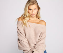 Chic And Cozy Boat Neck Sweater Sai Feel