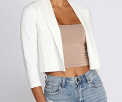 Chic And Cropped Blazer Sai Feel