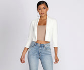 Chic And Cropped Blazer Sai Feel