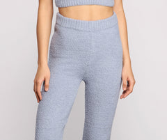 Chic Chenille Knit High Waist Leggings Sai Feel