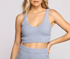 Chic Chenille Knit Pajama Tank Sai Feel