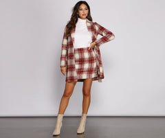 Chic In Plaid Mini Skirt Sai Feel