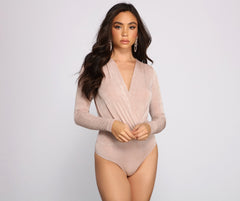 Chic Style Long Sleeve Bodysuit Sai Feel