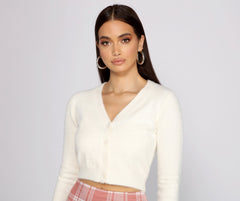 Chic Trendsetter Cropped Cardigan Sai Feel