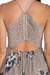 Chiffon Dreams Floral Skater Dress Sai Feel