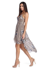 Chiffon Dreams Floral Skater Dress Sai Feel