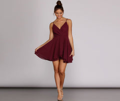 Chiffon Flow Skater Dress Sai Feel