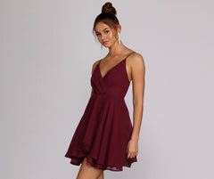 Chiffon Flow Skater Dress Sai Feel