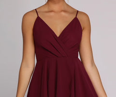 Chiffon Flow Skater Dress Sai Feel