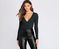 Chill For A Bit Knit Bodysuit Sai Feel