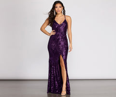 Chrissy Formal Sequin Mermaid Dress Sai Feel