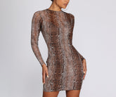 City Slither Mini Dress Sai Feel