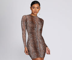 City Slither Mini Dress Sai Feel
