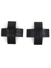 Crocodile PU Cross Nipple Cover Sai Feel