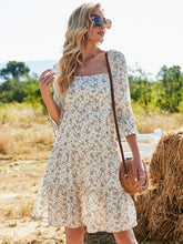 Ditsy Floral Ruffle Hem Dress Sai Feel