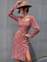 Ditsy Floral Split Hem Dress Sai Feel