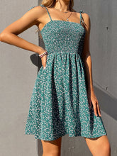 Ditsy Floral Tie Shoulder Shirred Cami Dress Sai Feel