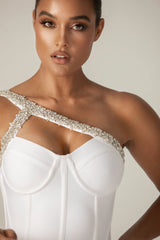 Diva Rhinestone Bandage Dress Sai Feel