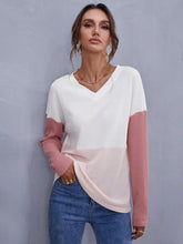 Drop Shoulder Colorblock Tee Sai Feel