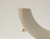 Emerald Zircon Necklace Simple Graceful and Fashionable Retro Pendant Neck Accessories Clavicle Chain Sweater Chain for Women Sai Feel