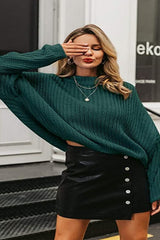 Fall Knit Loose Pullover Sweater Sai Feel