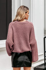 Fall Knit Loose Pullover Sweater Sai Feel