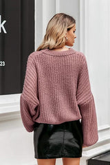 Fall Knit Loose Pullover Sweater Sai Feel