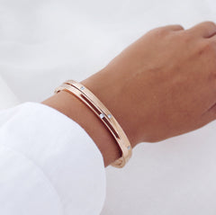 Yolanda Bangle Rose Gold