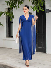 Fashion Sexy V-neck Fashion Party Dress With Shawl Sleeves Sai Feel