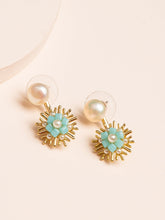 Faux Pearl Design Earrings Sai Feel