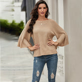 Feminine Loose Kimono-Sleeve Sweater Sai Feel