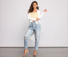 First In Class Peplum High Low Jacket Sai Feel