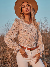 Floral Chiffon Shirt Casual Top Blouse Sai Feel