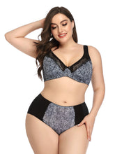 Floral Print Lace Bra and Panty Set Women Sexy Lingerie Bra Set Intimates Ladies Underwear Set Sai Feel