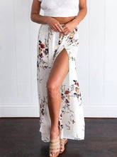 Floral Print Wide Leg Pants Sai Feel