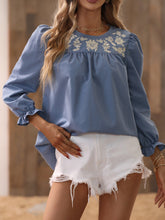 Floral Puff Sleeve Blouse Sai Feel